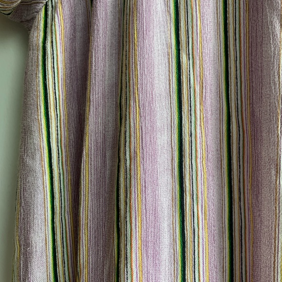 Annabelle Lilac Striped Jumpsuit Size L - Picture 5 of 6